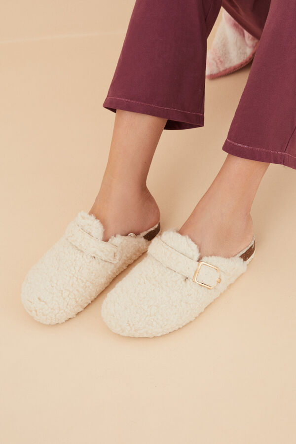 Women'secret Chinelos de casa soca La Vecina Rubia bege