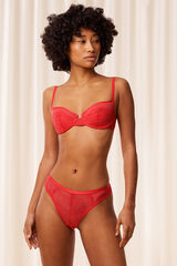 Triumph Suti&atilde; redutor Delightful Spotlight W vermelho