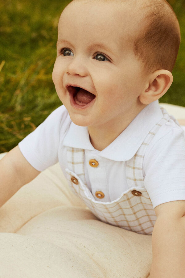 Name it Mono de tirantes 100% algod&oacute;n blanco