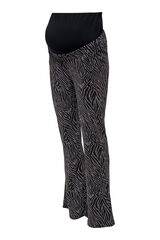 Only Maternity Calça pré-mamã lurex preta  preto