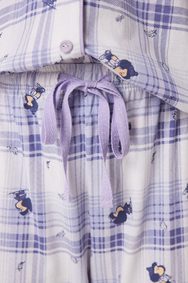 Women'secret Pijama camiseiro 100% algod&atilde;o Mafalda  rosa