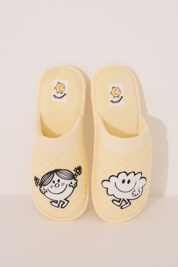 Women'secret Zapatillas casa Little Miss Mr. Men amarillo amarillo
