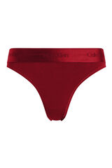 Calvin Klein Cueca cl&aacute;ssica com logo CK vermelho