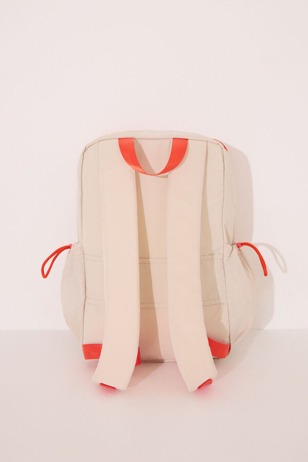 Women'secret Mochila viaje nylon beige  nude