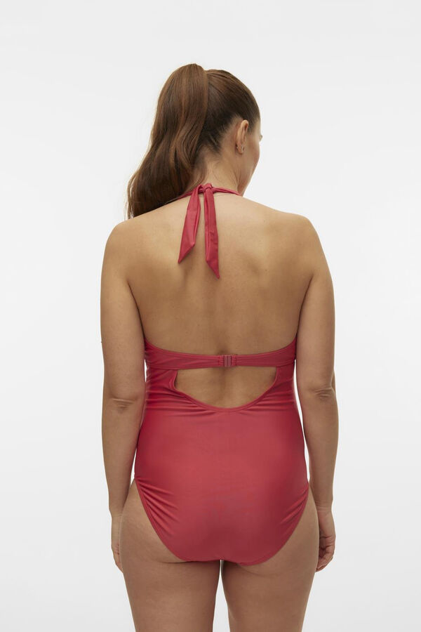 Mamalicious Maiô maternity e amamentação rosa