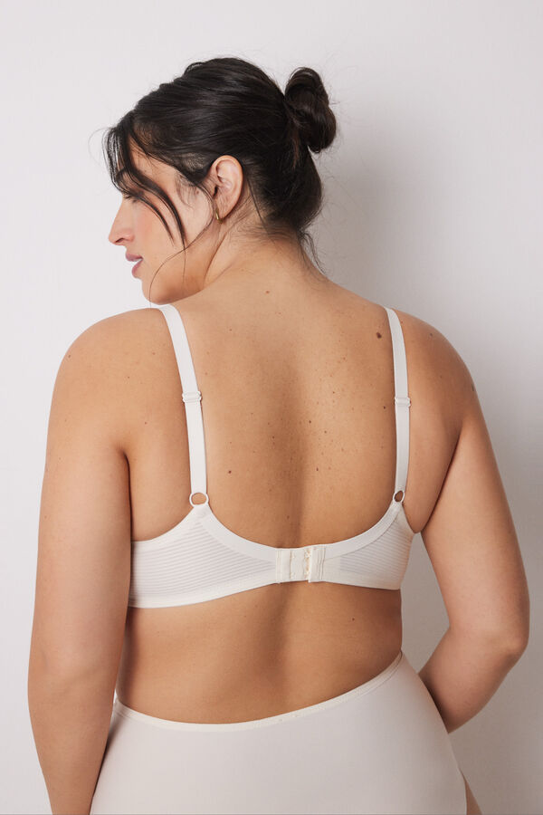 Women'secret Sujetador cl&aacute;sico BEAUTIFUL microfibra vainilla marfil