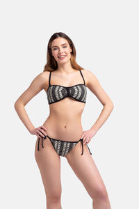 Dorina Braga de bikini clásica crochet negro