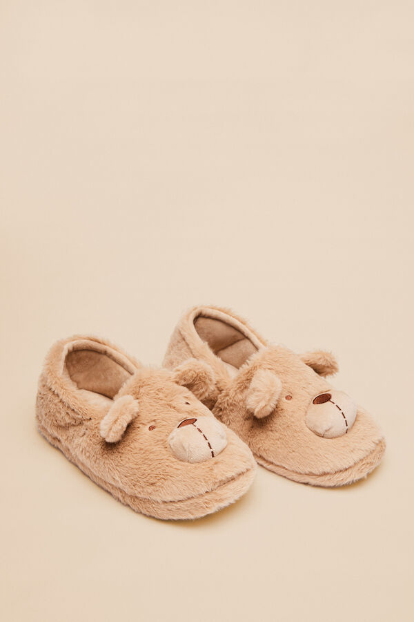 Women'secret Zapatillas casa oso nude