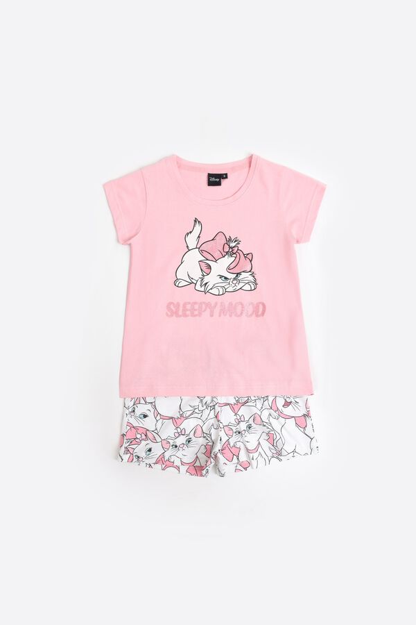 Admas Pijama curto Marie Aristogatos rosa