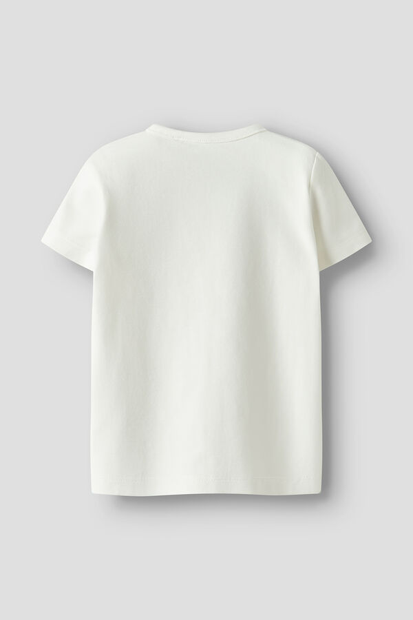 Name it Camiseta manga curta de algod&atilde;o org&acirc;nico branco