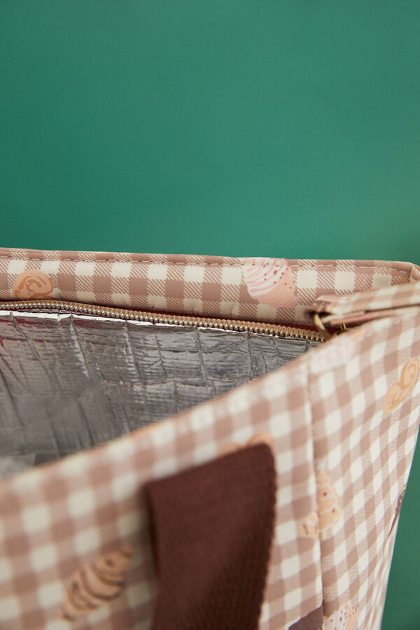 Women'secret Bolsa porta alimentos Manolo Bakes marr&oacute;n