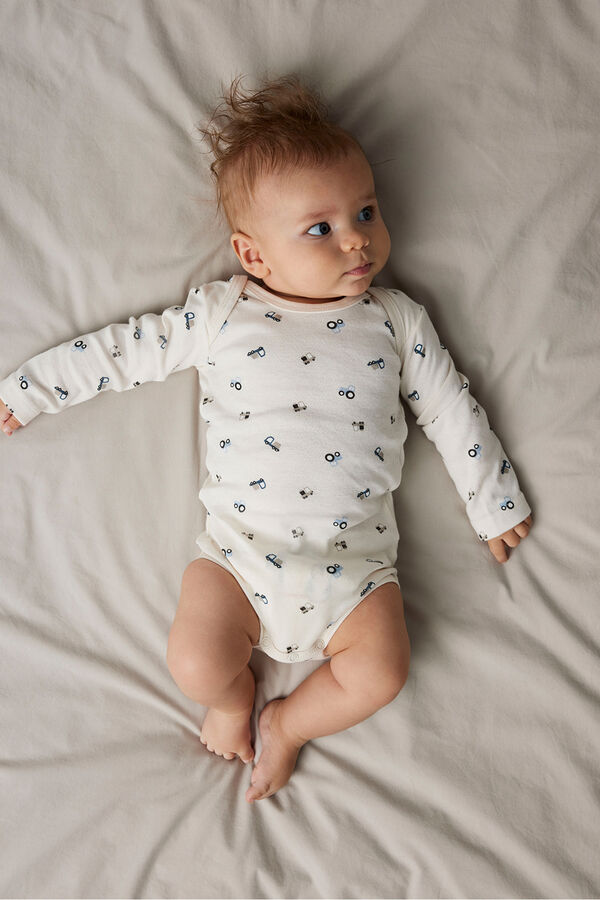 Name it Set de 3 bodies de bebe multicolor