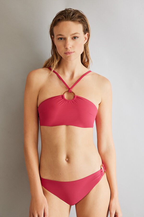 Women'secret Cueca biquíni clássica rosa rosa