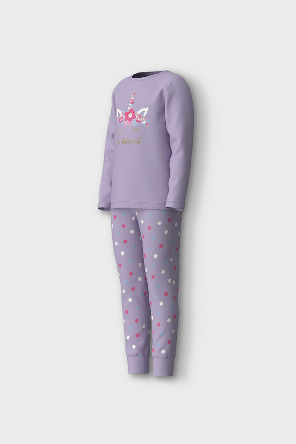 Name it Pijama unicornio ni&ntilde;a morado/lila