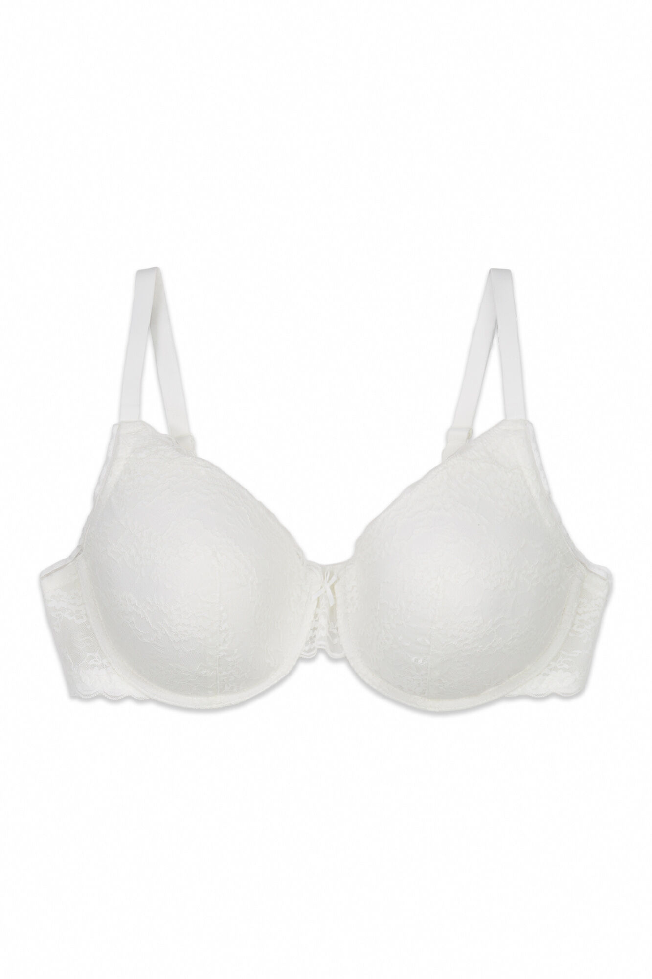 Women'secret Soutien cl&aacute;ssico com enchimento em renda branco BEAUTIFUL