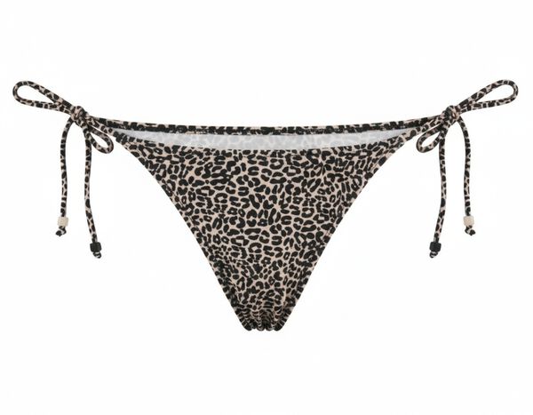 Women'secret Cuecas de biqu&iacute;ni brasileiras estampado leopardo branco