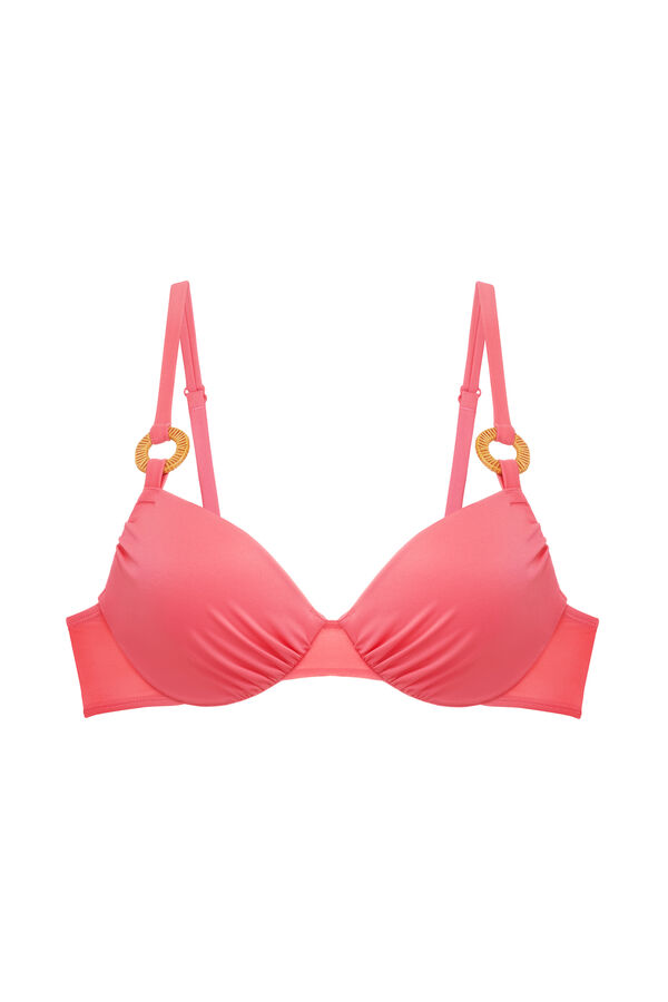 Dorina Top de bikini con relleno fino Cairns rosa