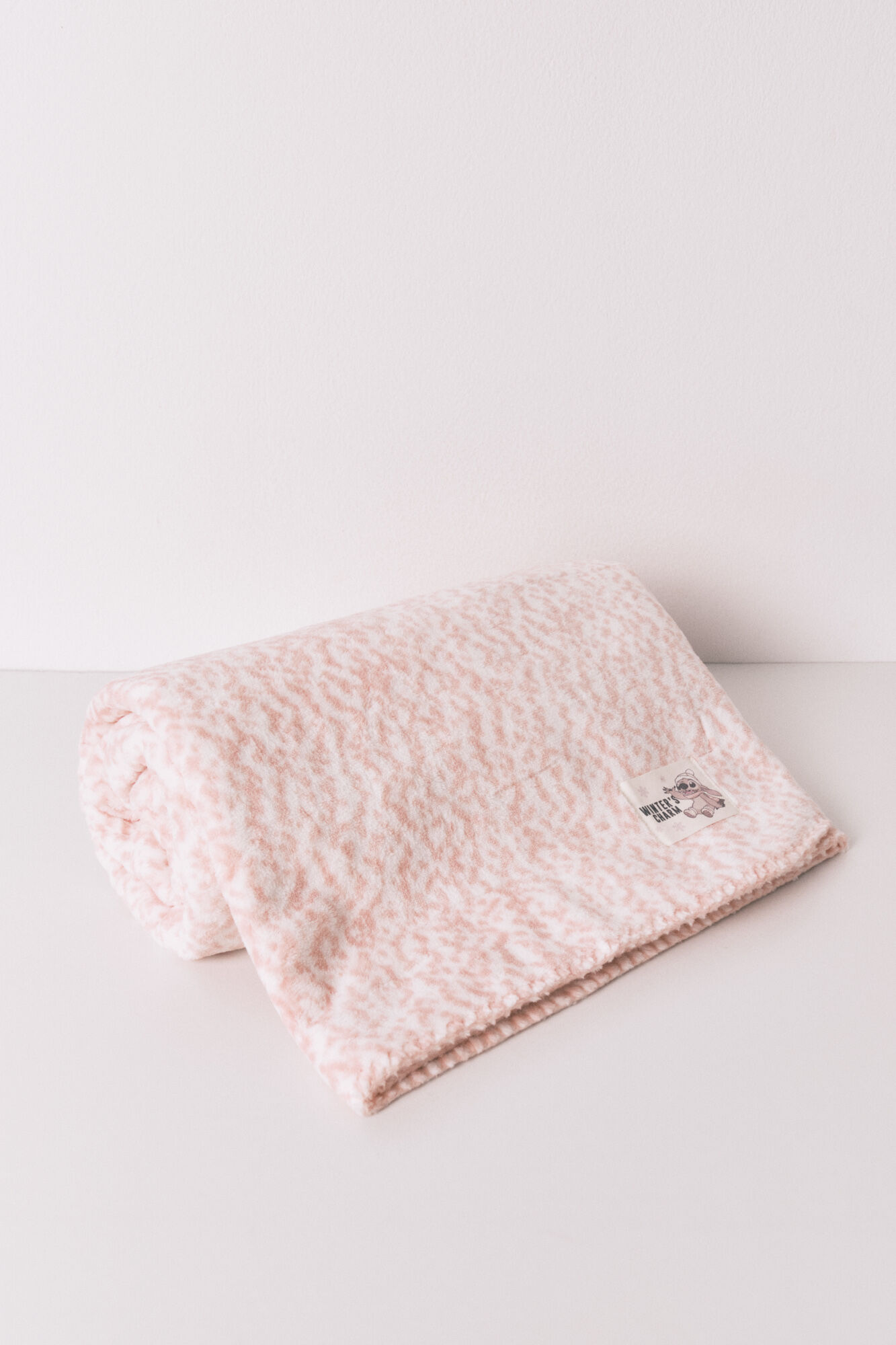 Women'secret Manta extrassuave estampado manchas rosas