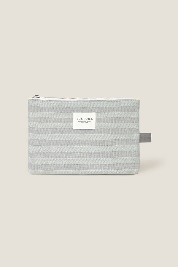 Textura Toalha de tecido floral dupla face cru