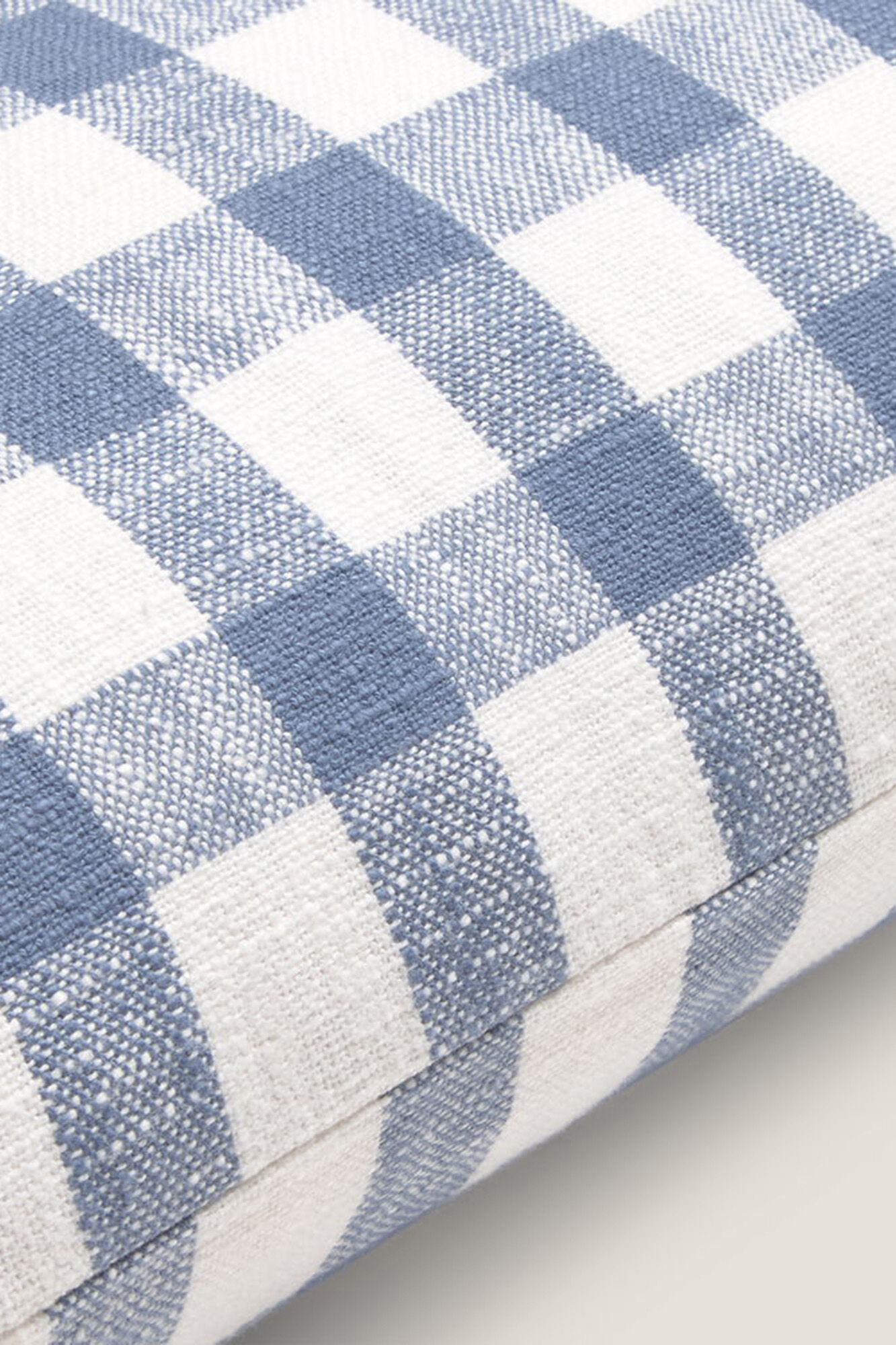 Textura Funda coj&iacute;n algod&oacute;n cuadros