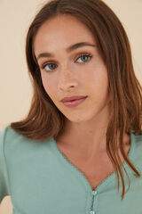 Women'secret Camiseta algod&oacute;n verde verde