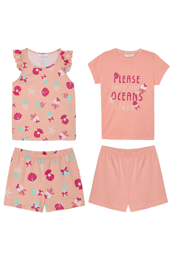 Penti Pacote de 2 conjuntos de pijama curto estampado