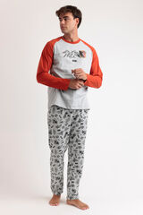 Admas Pijama hombre Star Wars gris