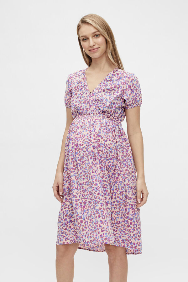 Mamalicious Vestido corto doble funci&oacute;n maternity azul