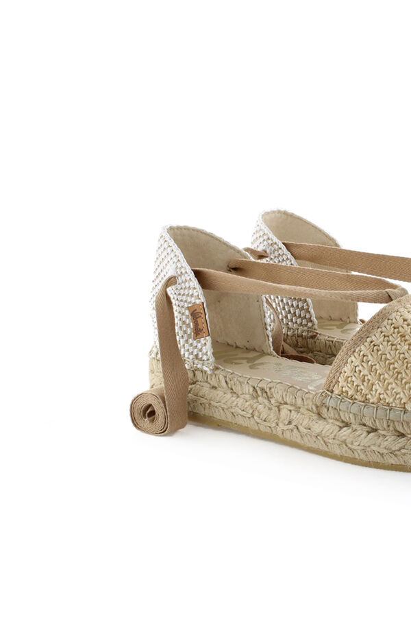 Vidorreta Alpargata cu&ntilde;a de yute cinzento
