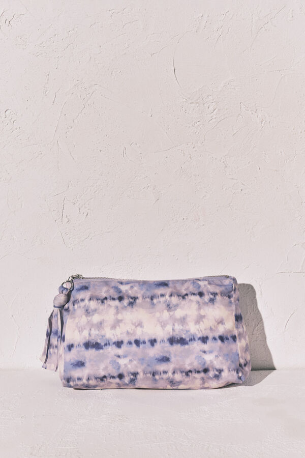 Women'secret Bolsa ba&ntilde;ador- bikini impermeable Tie Dye lila estampado