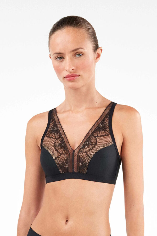 Gisela Soutien preto enchimento preto