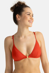 Dorina Top de bikini triangular naranja