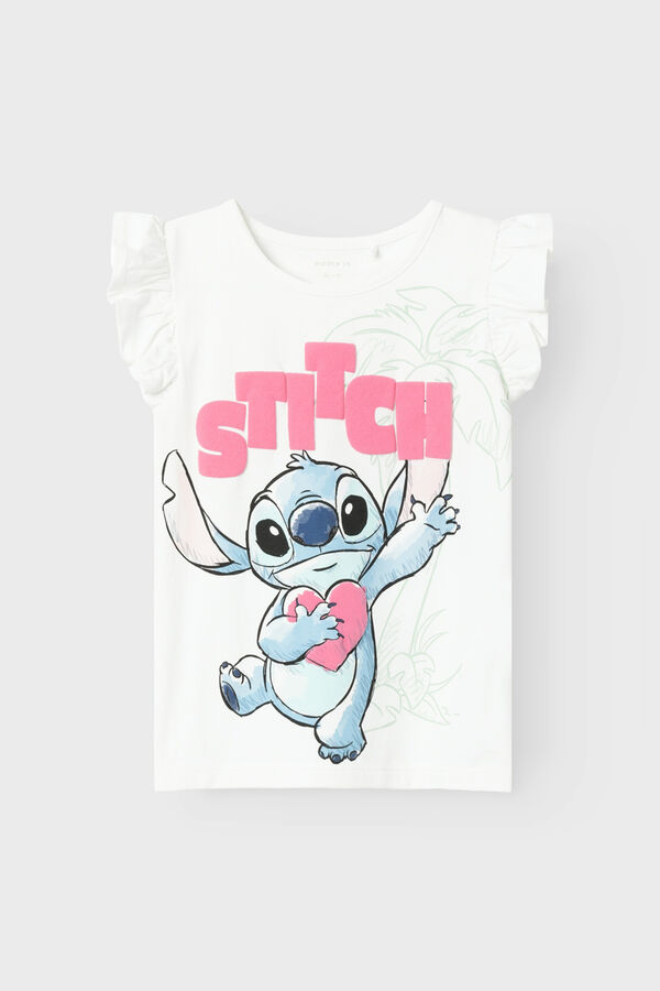 Name it Camiseta sin mangas de Stitch blanco