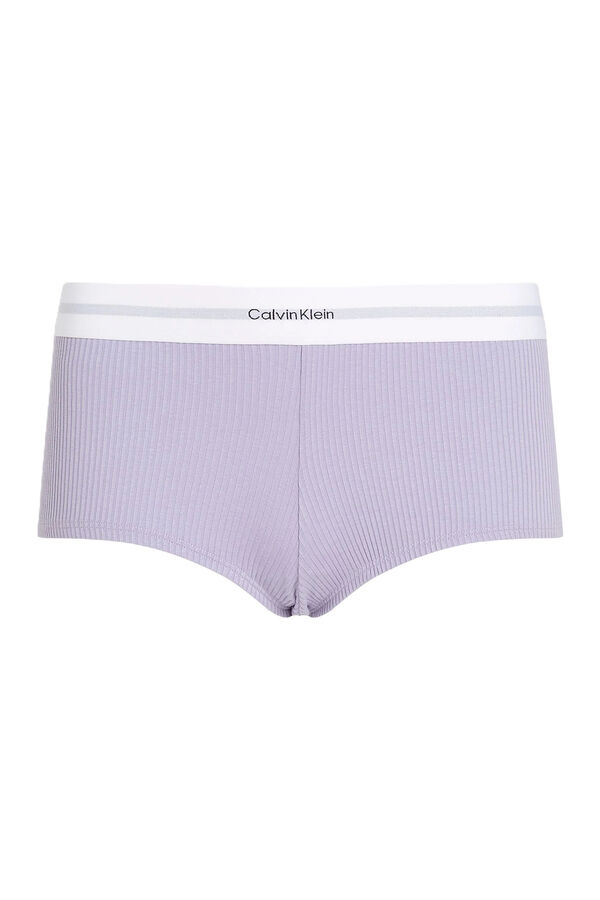 Calvin Klein Calcinha culotte com logo Calvin Klein rosa