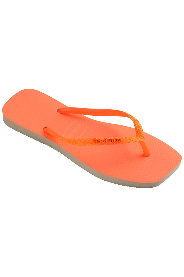 Havaianas Chinelos Havaianas Square Glitter Neon vermelho