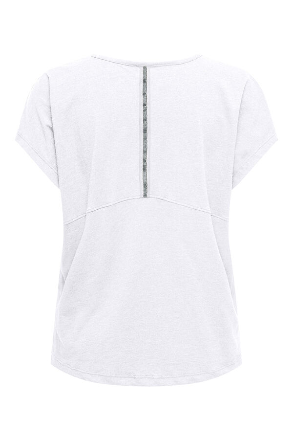Only Play T-shirt manga curta branco