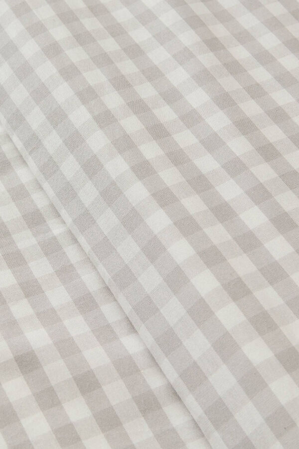 Textura S&aacute;bana de cuadros vichy turquesa