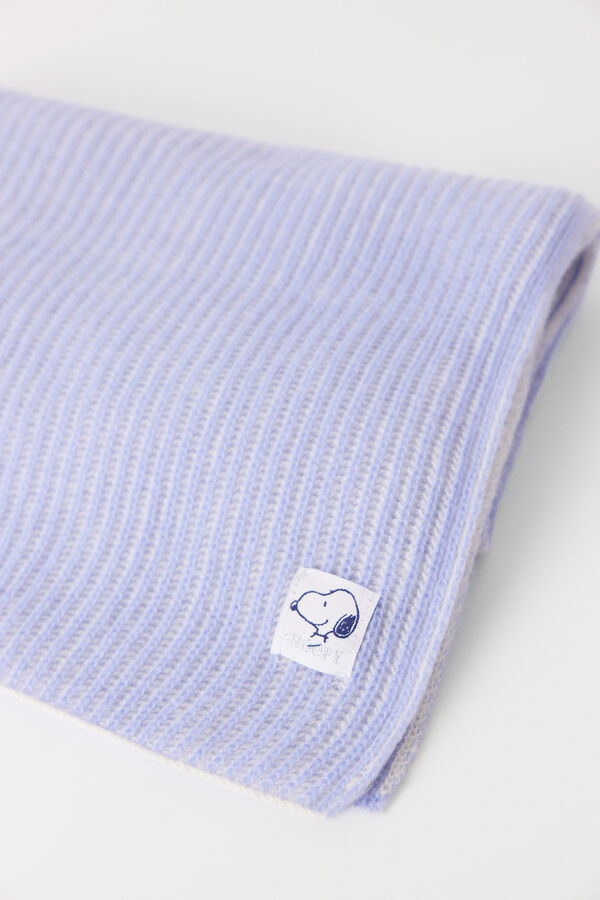 Women'secret Bufanda larga azul Snoopy morado/lila