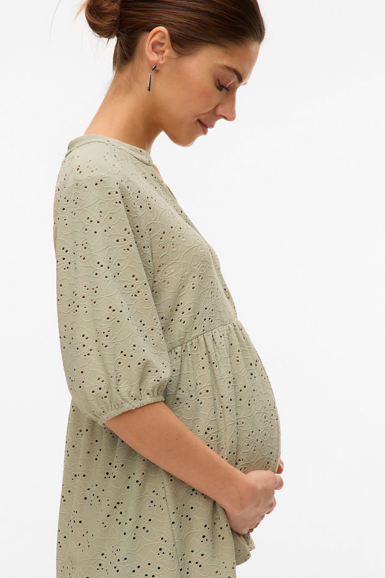 Mamalicious Camisa fluida para maternity e amamenta&ccedil;&atilde;o