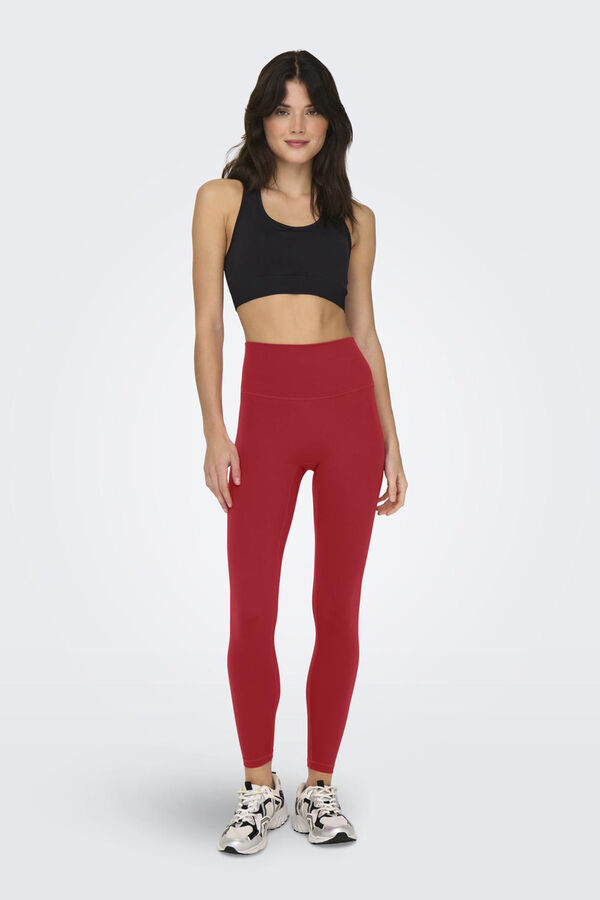 Only Play Legging deportivo cintura alta rojo