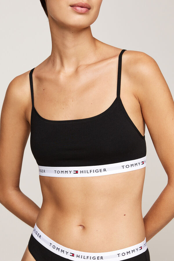 Tommy Hilfiger Pacote bralette preto
