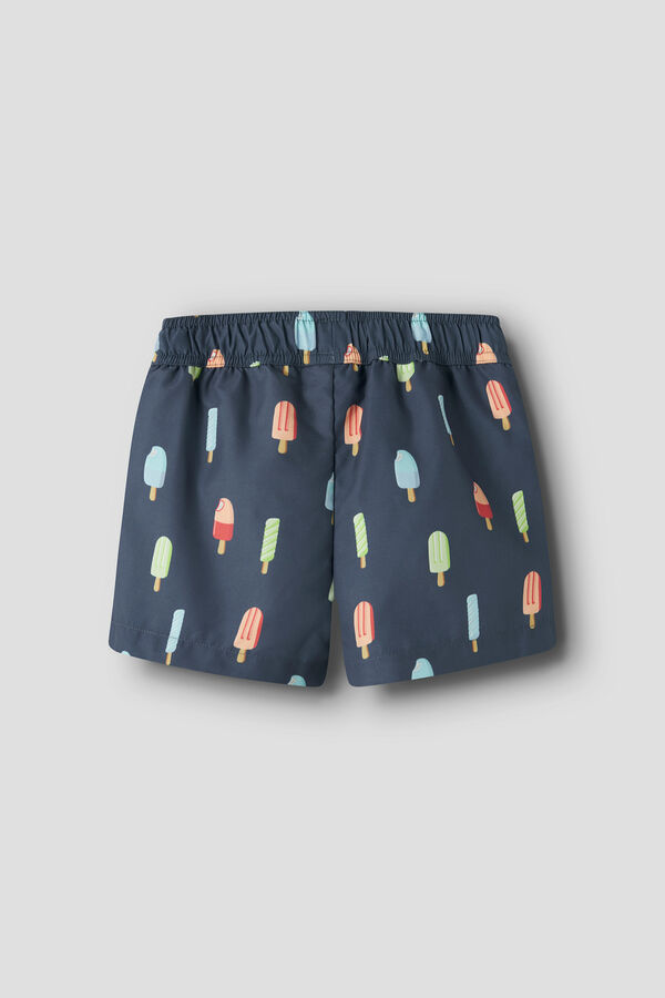 Name it Fato de banho de menino com estampado de gelado azul