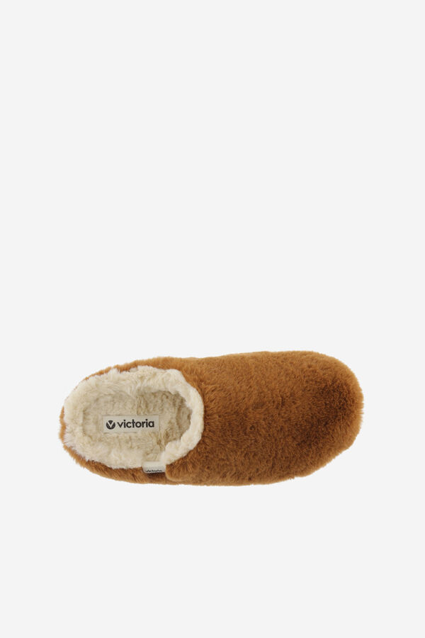 Victoria Zapatillas de casa abiertas mujer beige