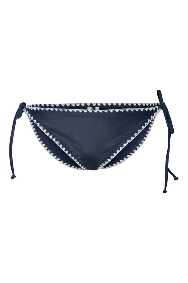 Pieces Braga de bikini con detalles azul