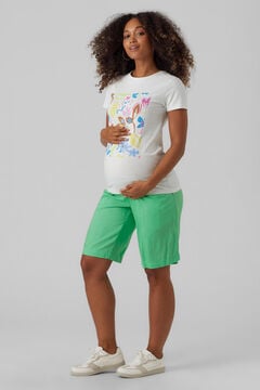 Womensecret Camiseta maternity algodón orgánico blanco