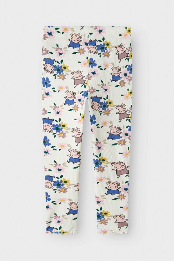 Name it Legging de Peppa Pig de algod&oacute;n blanco