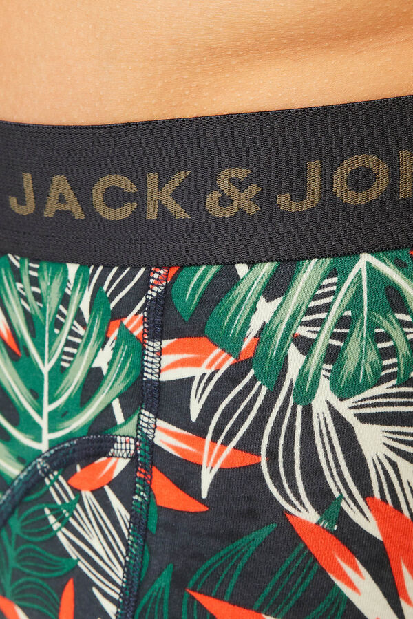 Jack & Jones Pack 3 b&oacute;xers cortos verde