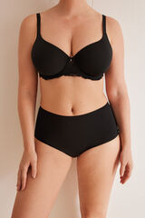 Women'secret Braga alta invisible microfibra&nbsp; negro