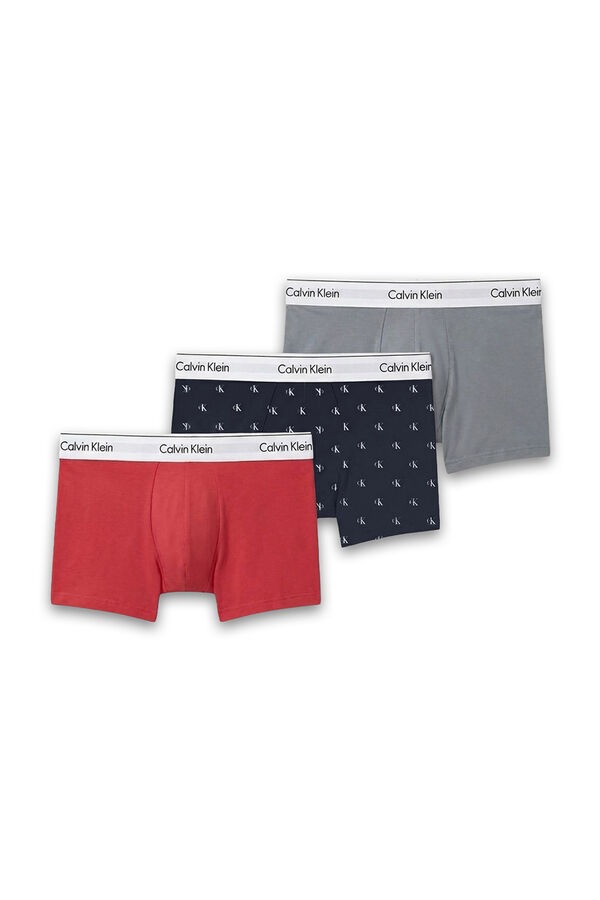 Calvin Klein Pack de 3 b&oacute;xers de tiro bajo - Icon Cotton Stretch estampado