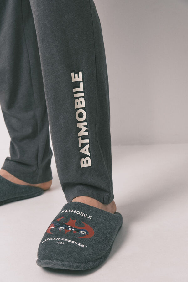 Women'secret Pijama largo algod&oacute;n Batman gris gris